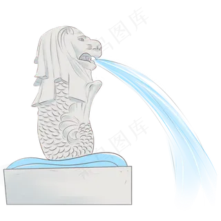 东南亚新加坡鱼尾狮东南亚新加坡鱼尾狮