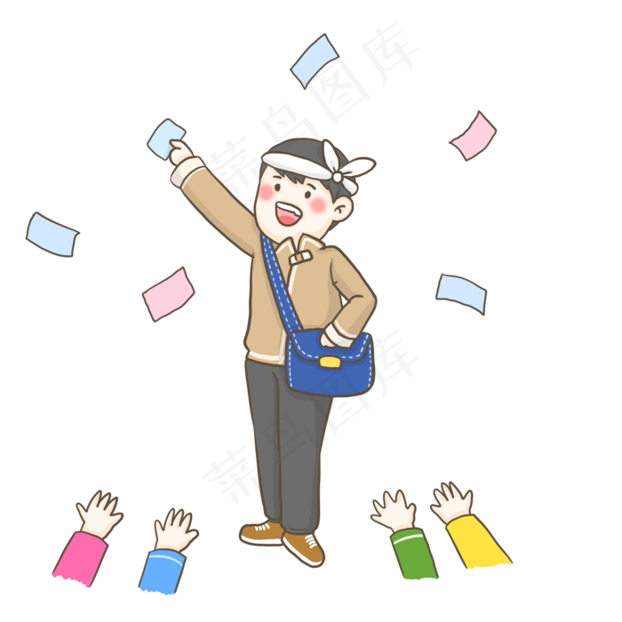 春运抢到票的人PNg春运抢到票的人PNgpsd模版下载