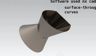 如何使用通过NX CAD曲线曲面