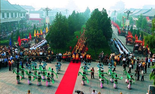 祭孔大典的开城仪式图片