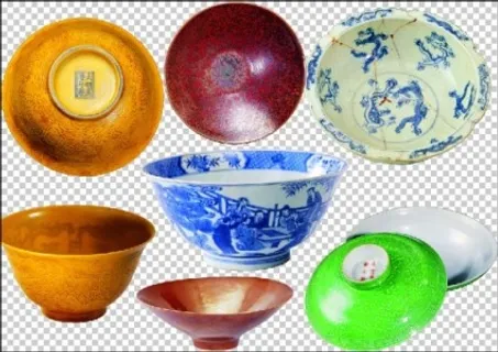 7陶瓷碗木碗PSD图片 7陶瓷碗木碗PSD图片