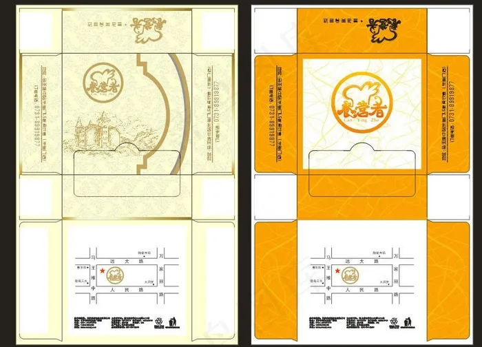 包装盒设计 包装盒图片cdr矢量模版下载