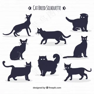 可爱卡通矢量猫 可爱卡通矢量猫