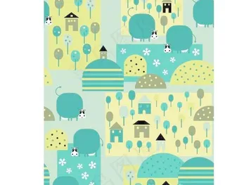 矢量花纹底纹背景矢量素材