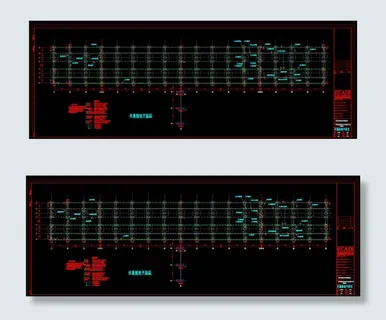 建筑施工设计素材cad图纸