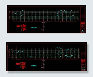 建筑施工设计素材cad图纸