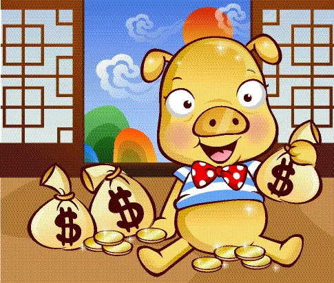 猪 拟人动物 矢量素材 EPS_1eps,ai矢量模版下载