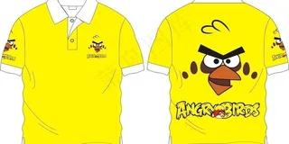 愤怒的小鸟t恤设计图案图片