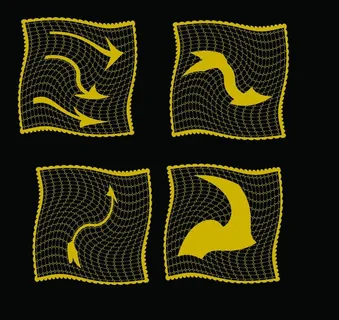 扭曲的布纹图片