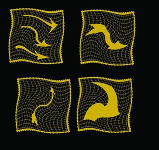 扭曲的布纹图片