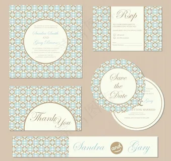 婚礼邀请卡图片