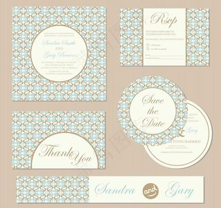 婚礼邀请卡图片