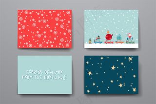 卡通圣诞节背景图片1