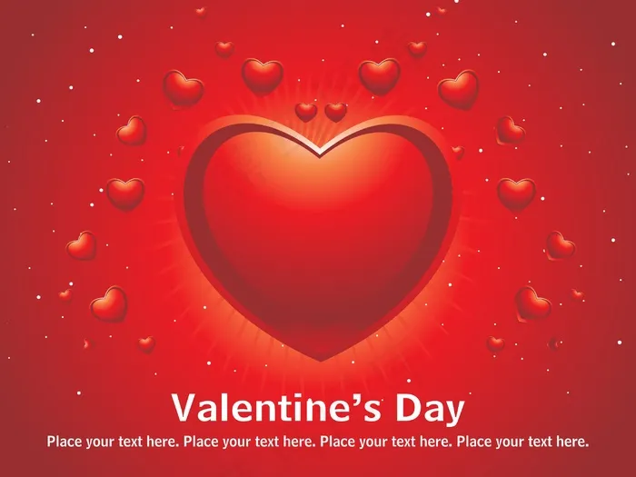 红色浪漫爱的背景eps,ai矢量模版下载