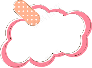 可爱卡通边框PNG免扣素材