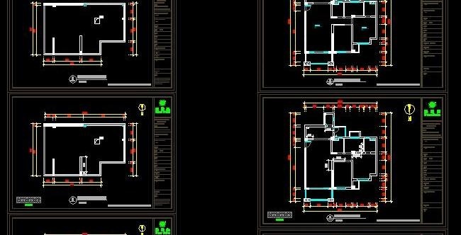 小型复式楼室内装修施工图