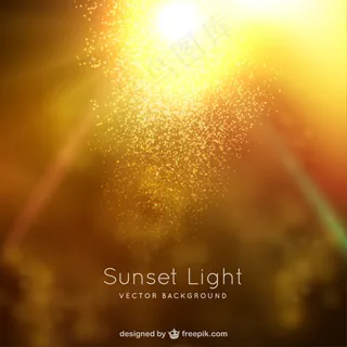 黄色背景矢量图