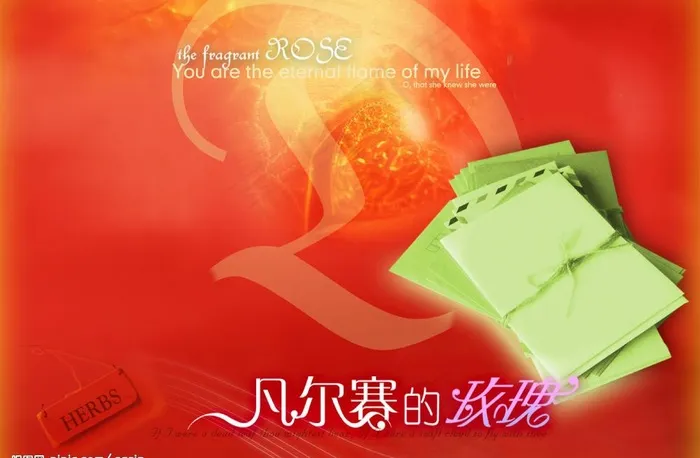 凡尔赛的玫瑰图片psd模版下载