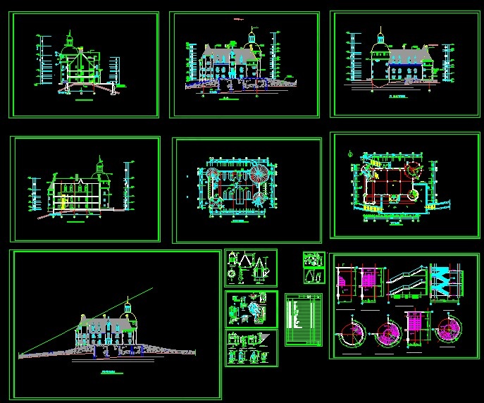古城堡全套施工图