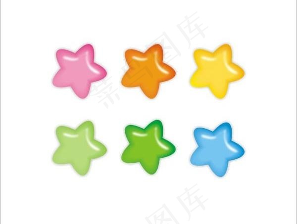 小星星矢量素材cdr矢量模版下载