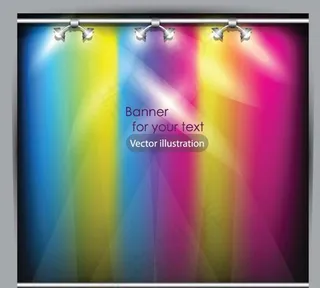 动感幻彩光线背景图片
