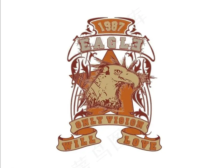 t恤图案图片cdr矢量模版下载