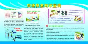 交通安全知识宣传展板