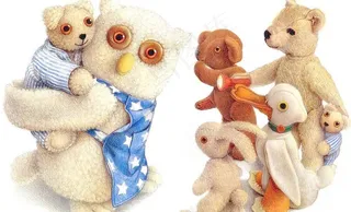 故事绘本 布偶玩具屋图片