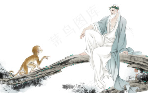 菩提祖师与小猴