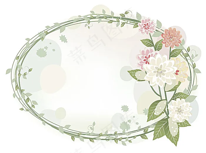 矢量花朵背景eps,ai矢量模版下载