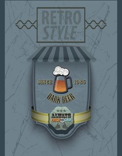 餐厅啤酒海报图片