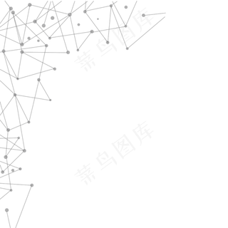 矢量简约灰色抽象对称科技感纹路,免抠元素
