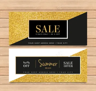 金色纹理卡片设计