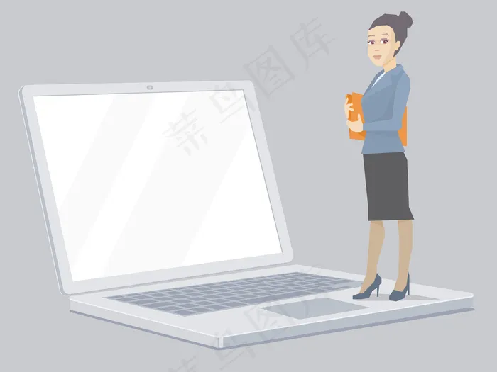 矢量商务人士素材eps,ai矢量模版下载