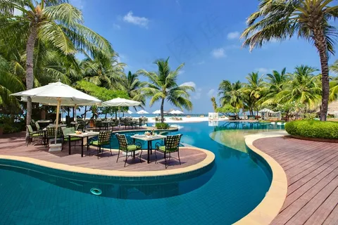 高档游泳池图片