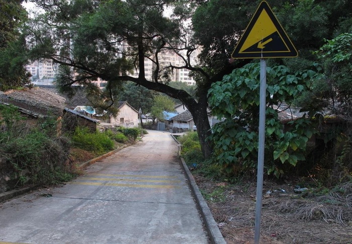 深圳的乡间小路图片