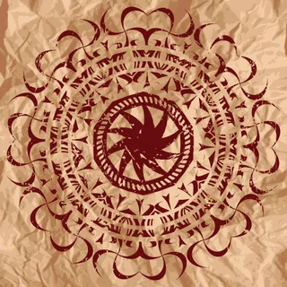 圆形排列图案花纹矢量素材