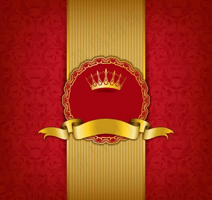 豪华的邀请卡图片eps,ai矢量模版下载