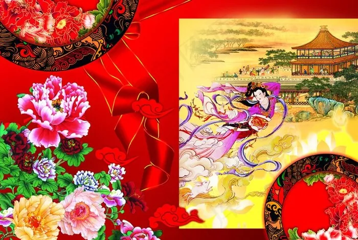 中秋月饼礼盒图片(3335X2480(DPI:300))psd模版下载