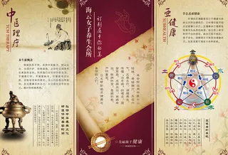 中医女子理疗宣传