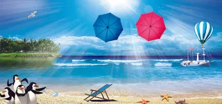 淘宝卡通海报促销宣传海报首页轮播