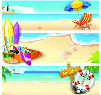 夏日旅游卡片名片图片