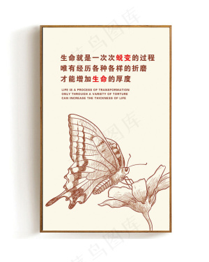 企业办公室励志挂画展板