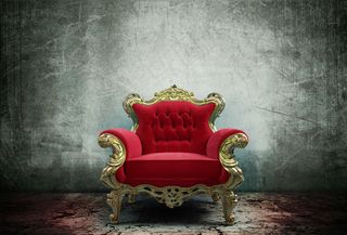 红色豪华欧式沙发