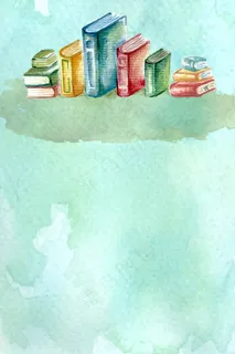 矢量手绘书本读书知识学习背景