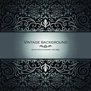 文字设计时尚花纹矢量素材