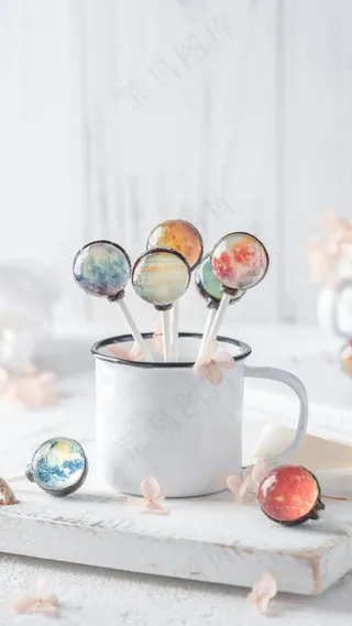 棒棒糖高清摄影图片