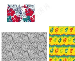 花朵满印图图片