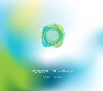 绿色抽象梦幻背景矢量素材