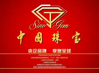 中国珠宝 红底 收银图片